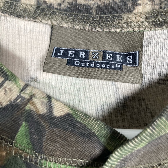 Bigwoods by Trebark Jerzees Outdoors Men's Camouflage Long Sleeve Henley - Picture 5 of 6